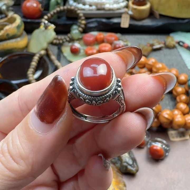 翡翠散珠荼*翡翠随形原石手工打造