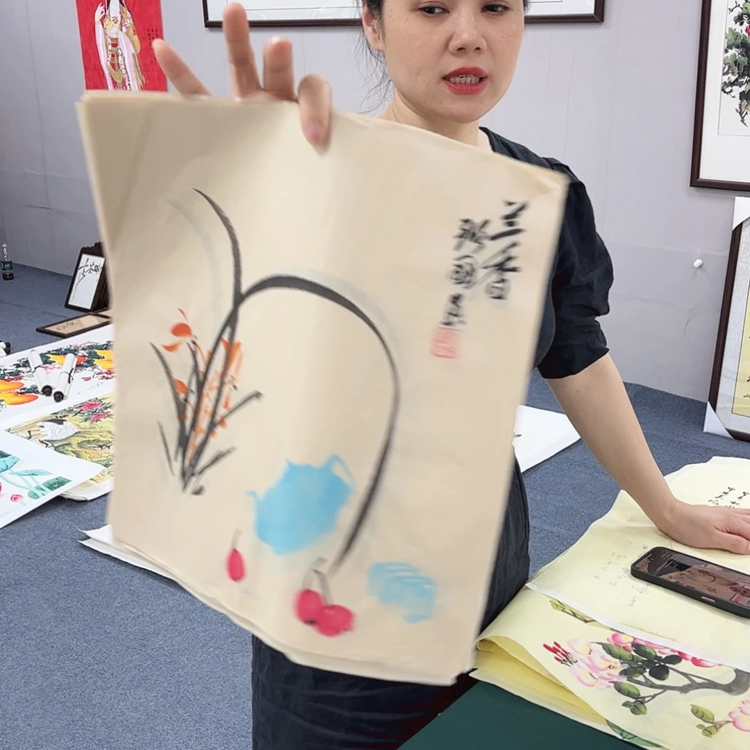 国画宣纸国画纯手绘作品