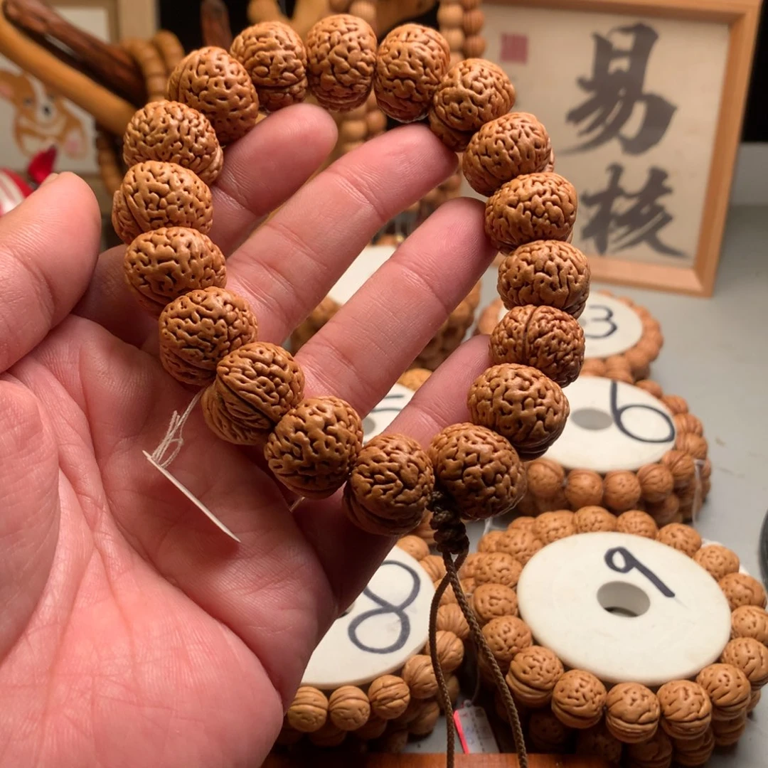 上***啡桃核手串2.0牙子桃核手持