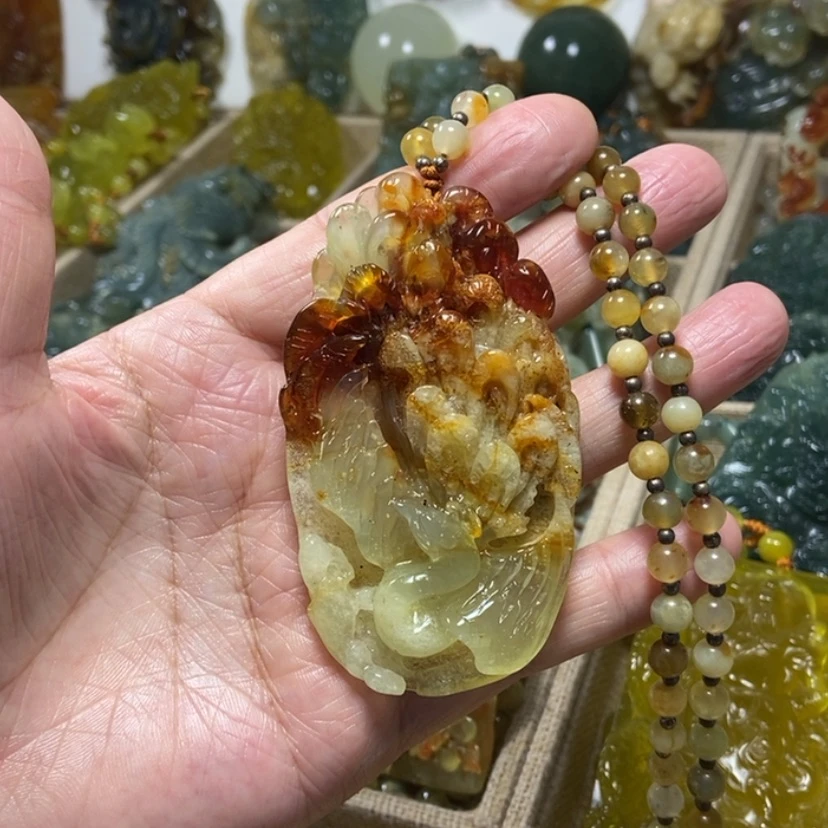 【闪购商品】未镶嵌蛇纹石玉颈饰