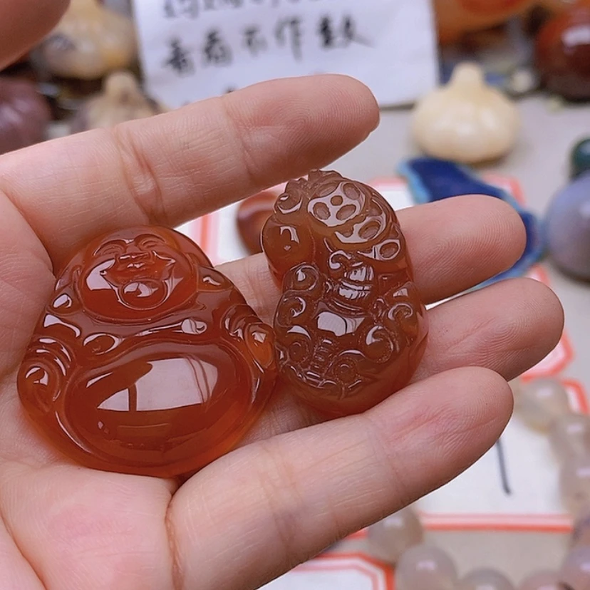 【闪购商品】未镶嵌玛瑙/玉髓珠宝半成品如*