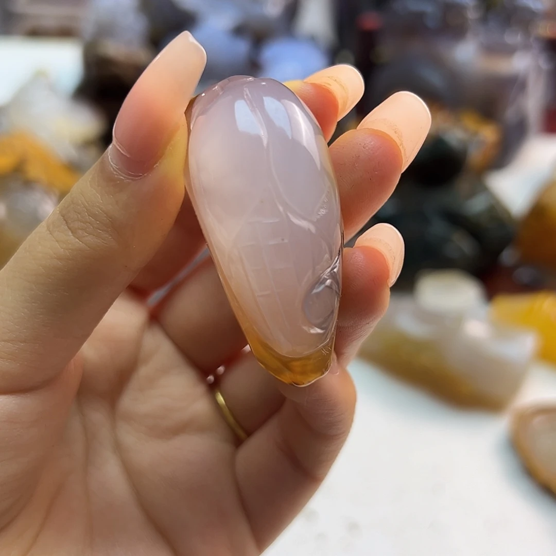 玛瑙/玉髓未镶嵌项链