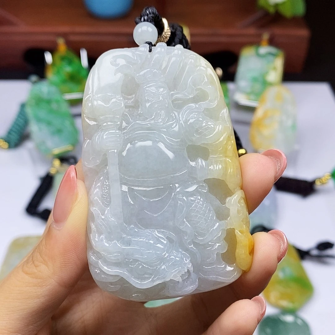颈饰未镶嵌翡翠天然翡翠A货