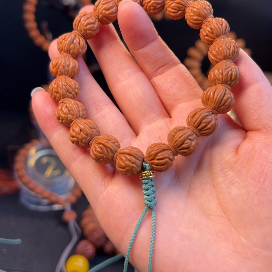 【闪购商品】桃核吊坠14尺寸金豆