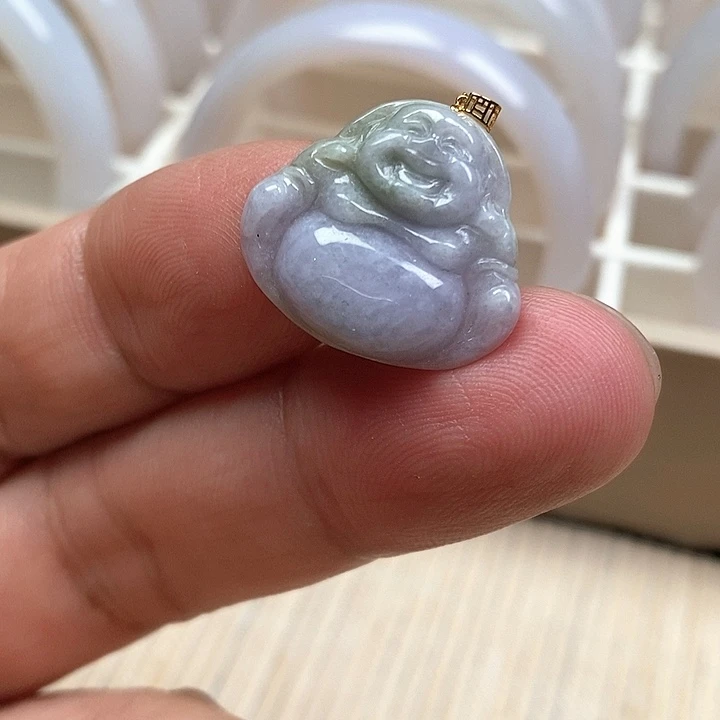 翡翠18K金镶嵌颈饰11111111111111