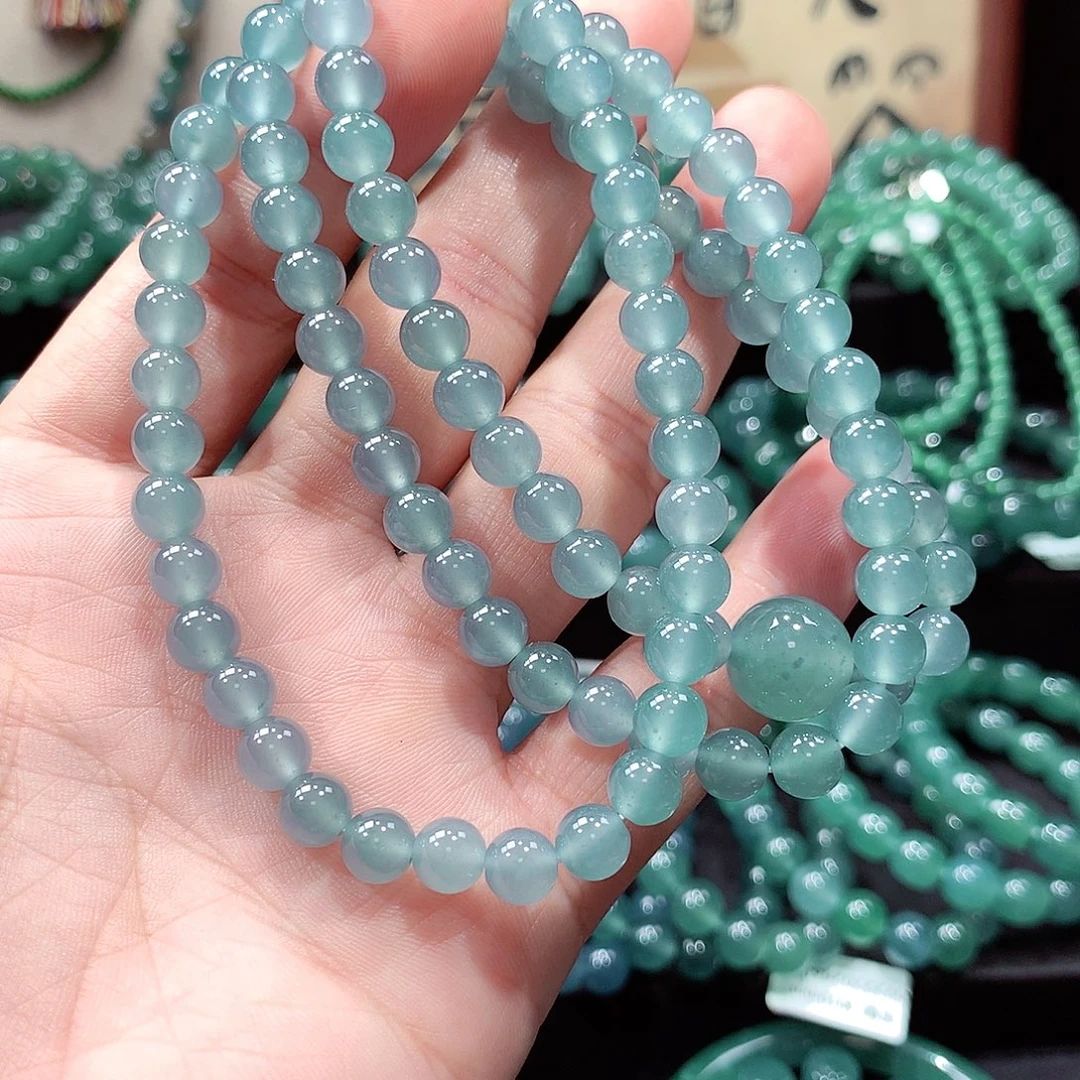 翡翠未镶嵌手链卡7