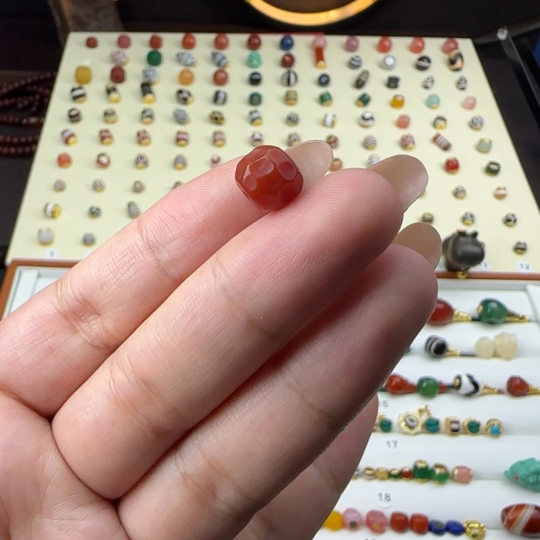 玛瑙/玉髓未镶嵌单珠顶珠腰珠配珠搭配