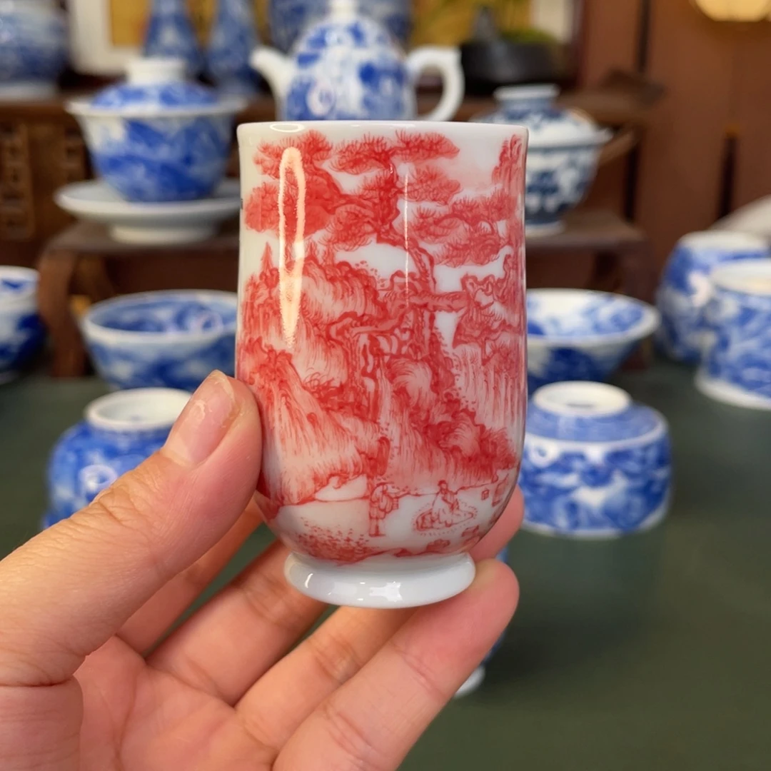 杯景德镇陶瓷手工手绘