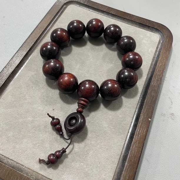 A497紫檀2.0圆珠单圈手串