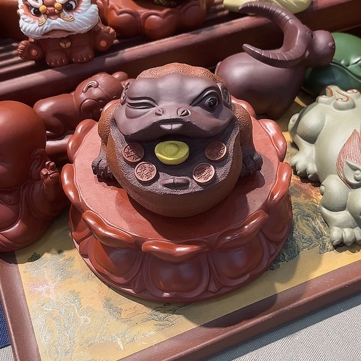 喆***喆紫砂茶宠特惠金蟾