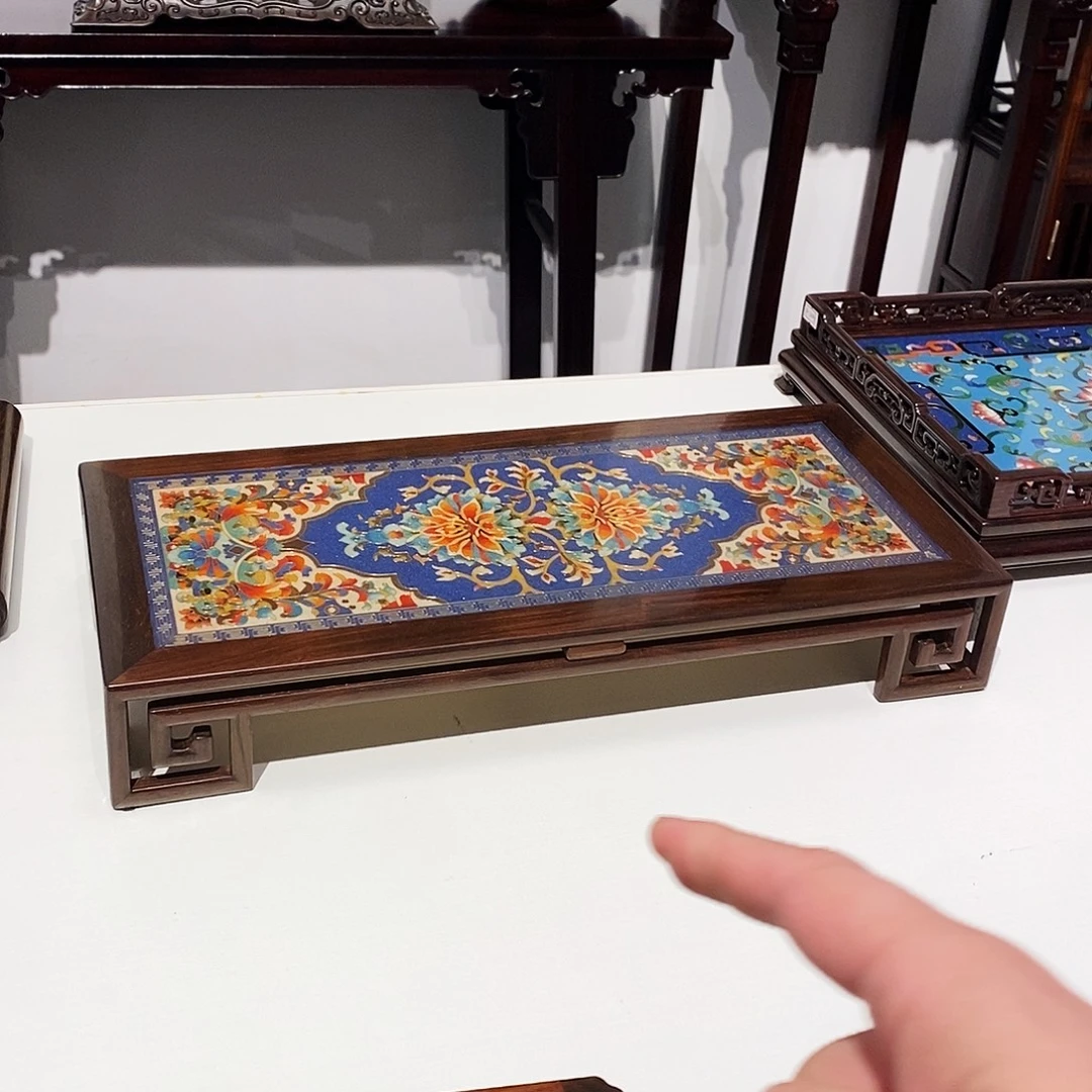 夏***天成套家具红酸枝木类大红酸枝底座