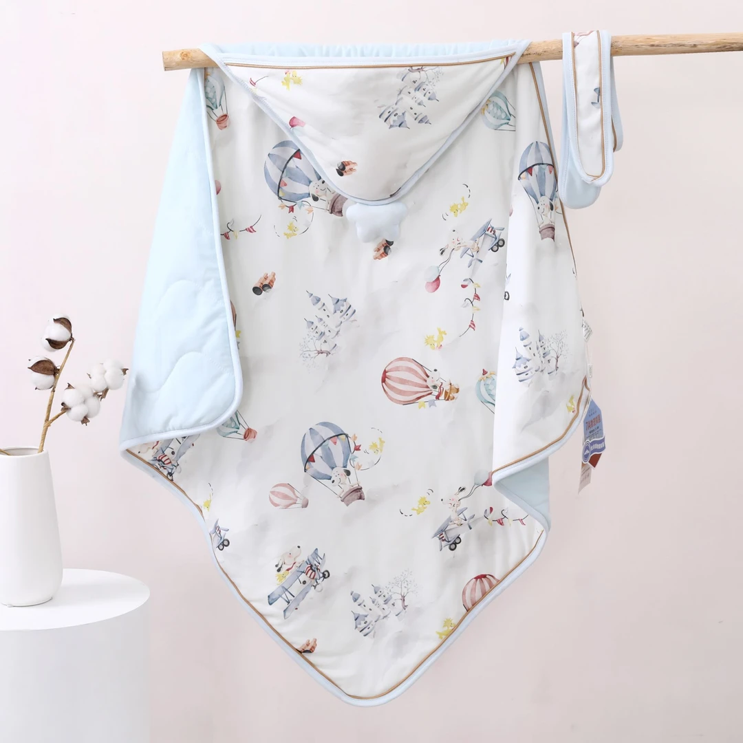 Snoopy/史努比产房抱被包被 澳洋绒抱被裹被新生儿婴幼儿抱被2