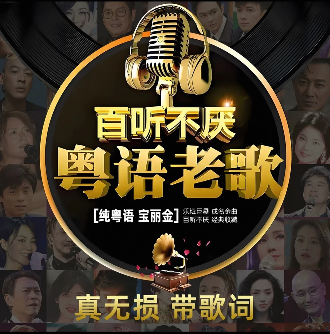 车载U盘宝丽金粤语老歌无损高品质经典歌曲车用usb音乐盘16G 6号