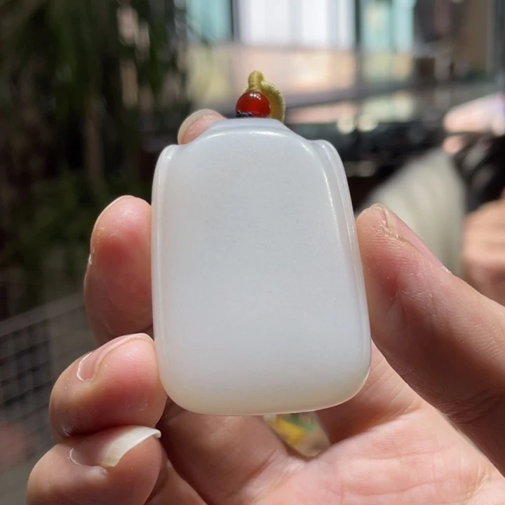 和田玉未镶嵌吊坠(不含链)