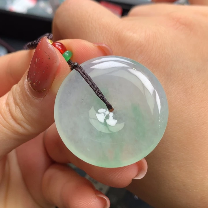 翡翠颈饰未镶嵌翡翠饰品34.7-5.5