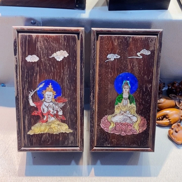 禅***味木两个22长抽拉盒