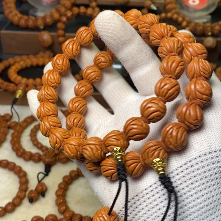 手串桃核秦岭龙纹好