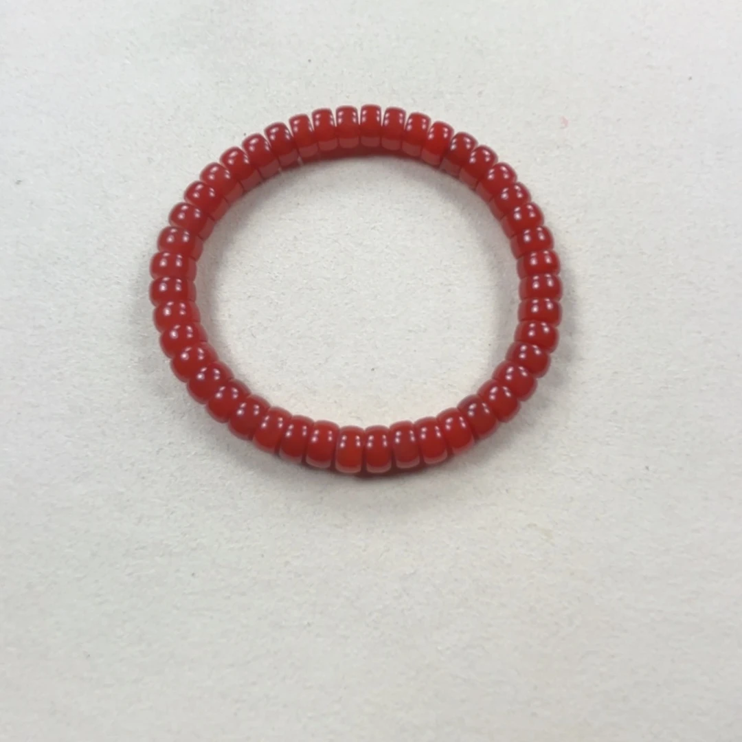 未镶嵌7➕药片手串南红玛瑙