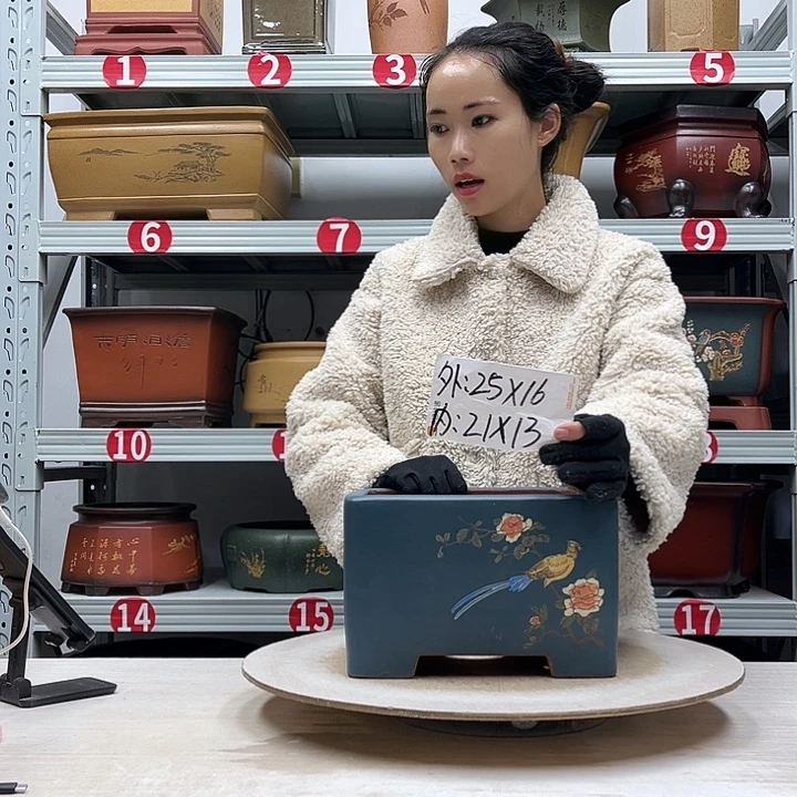 紫砂花盆紫砂花盆