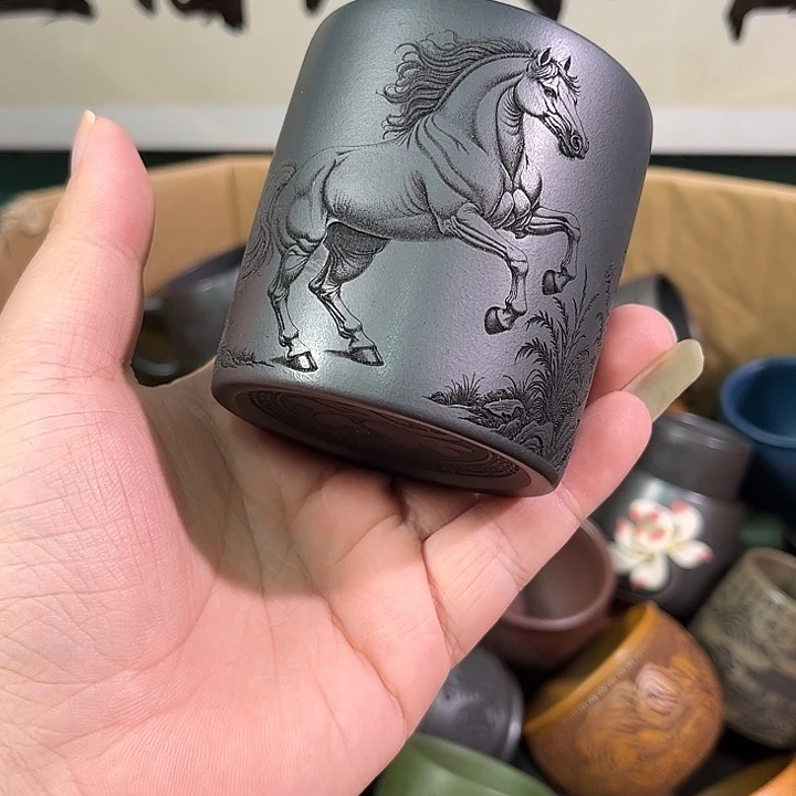 茶杯紫砂全手工紫砂主人杯