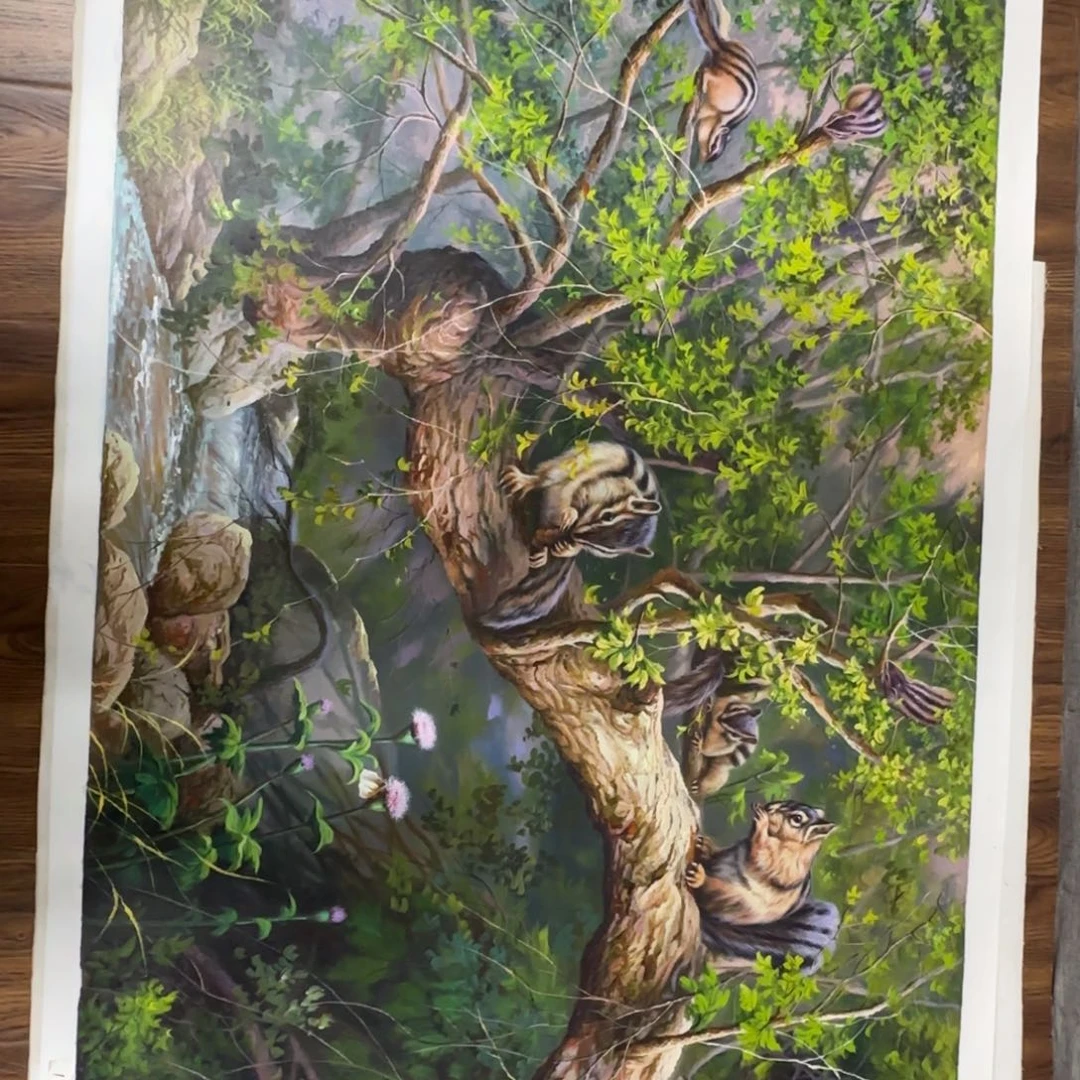 油画加油加油努力加油加油