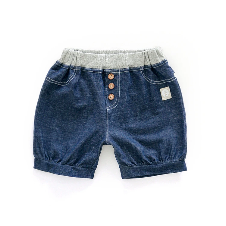 女孩夏季儿童针织牛仔面料女童短裤洋气百搭宝宝薄款中小童休闲