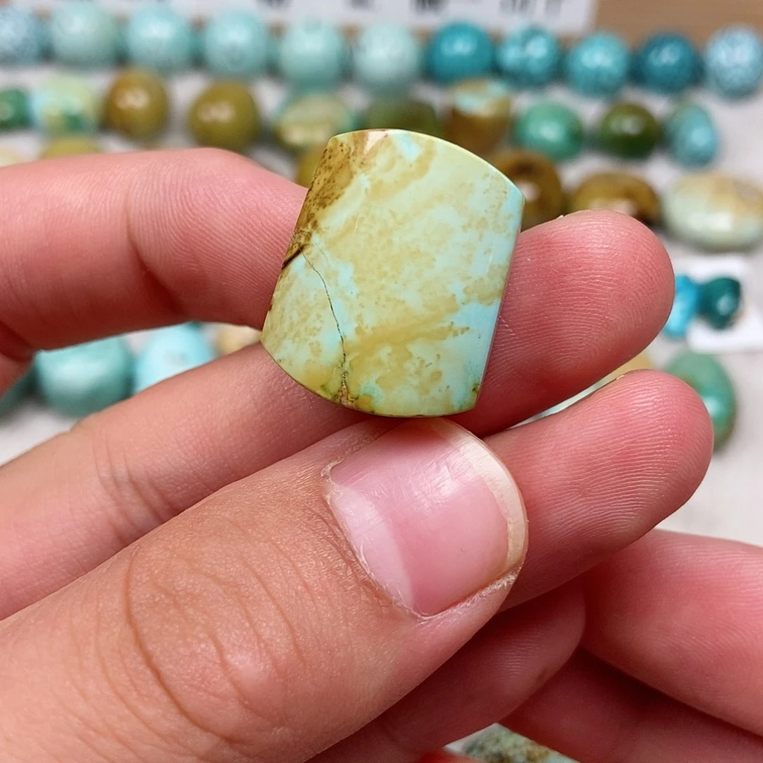 未镶嵌绿松石珠宝半成品