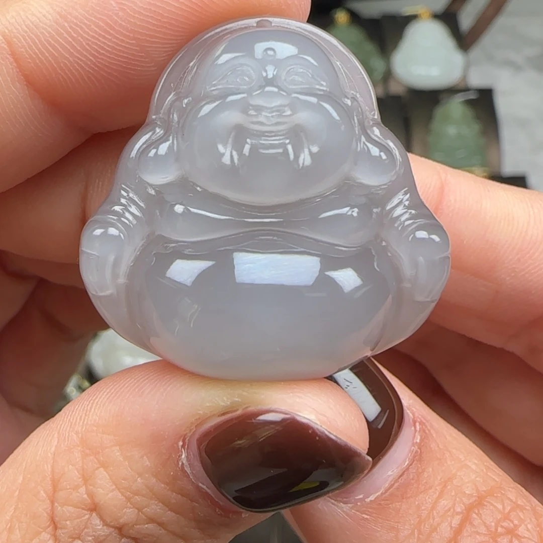 和田玉未镶嵌吊坠(赠链)