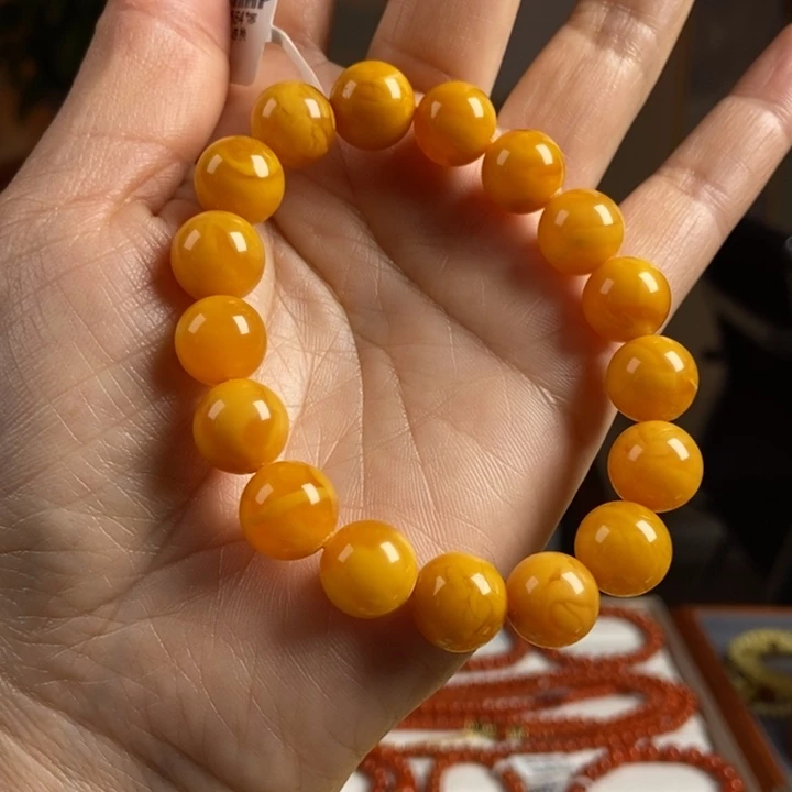 琥珀手链未镶嵌蜜蜡手串12