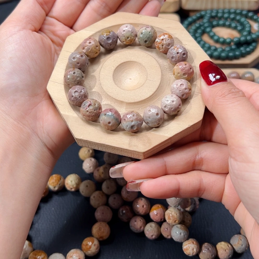 ^***^石英质玉未镶嵌手链175