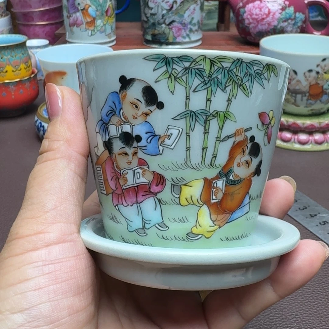 瓷片景德镇仿古手工制作精品展示