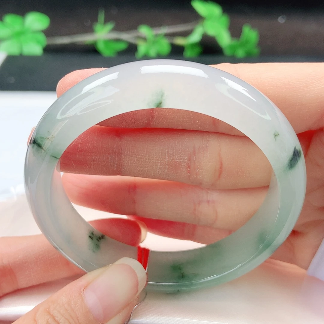 未镶嵌手镯翡翠57圈