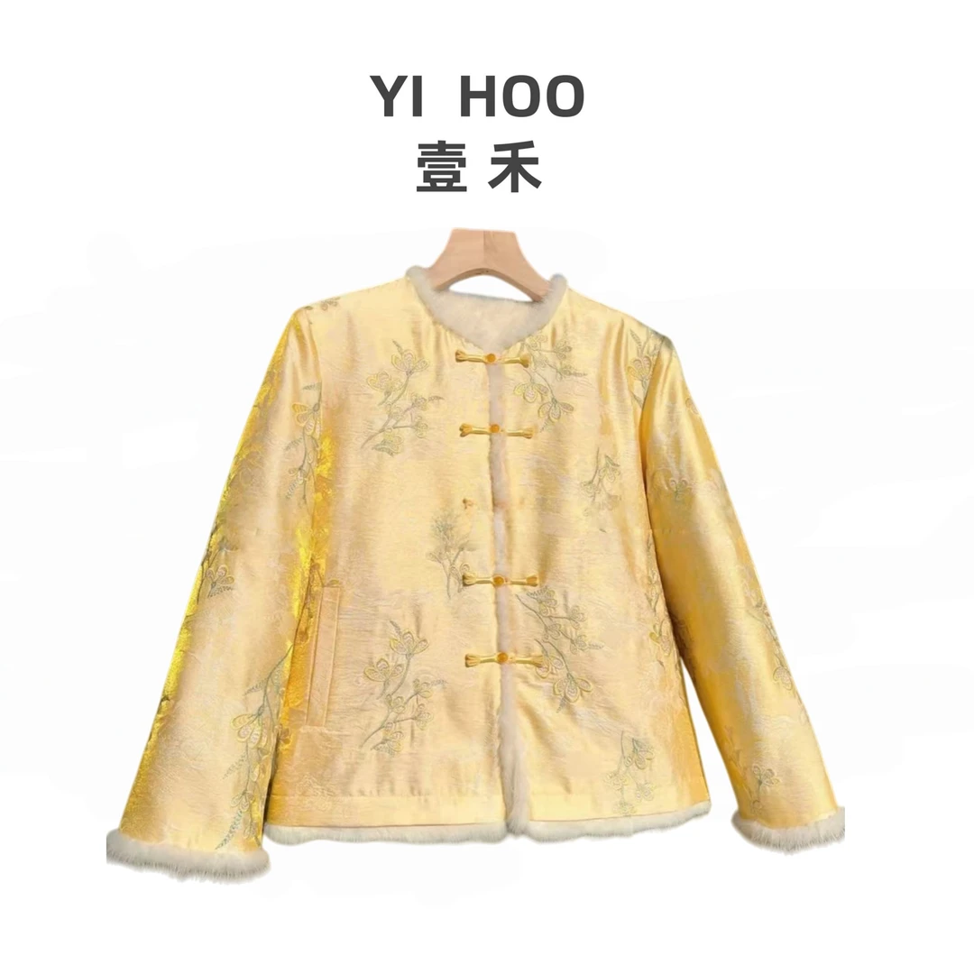 【星澜】25年冬季新款水貂毛新中式双面双穿女款上衣外套