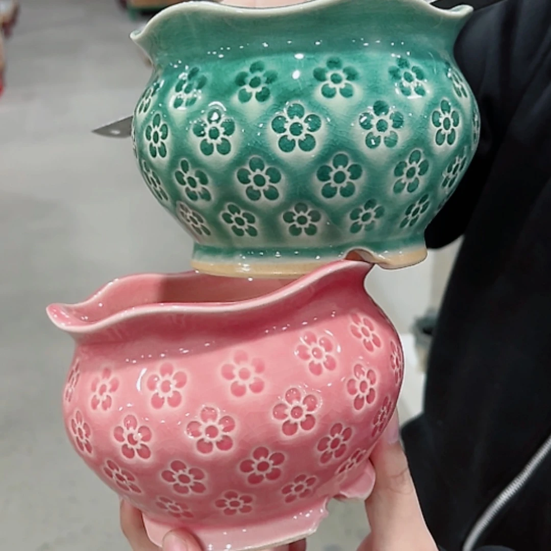 【闪购商品】陶瓷花盆凑单福利满10元发货！