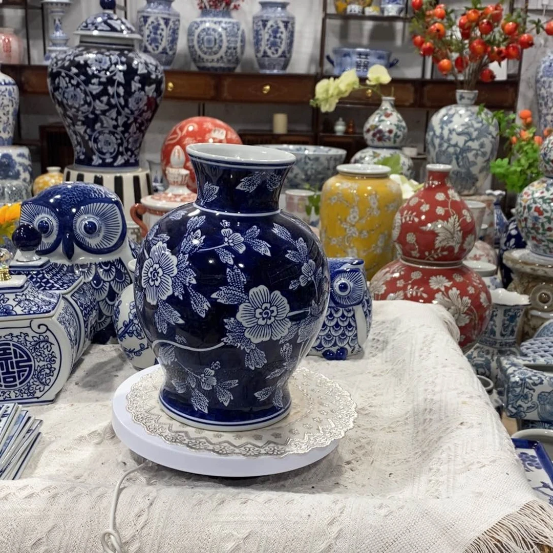 【闪购商品】摆件桌面石榴花瓶摆件……