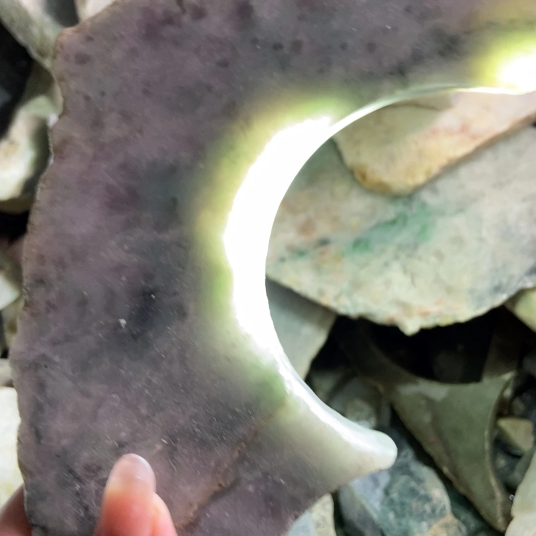 翡翠未镶嵌挂件天然翡翠