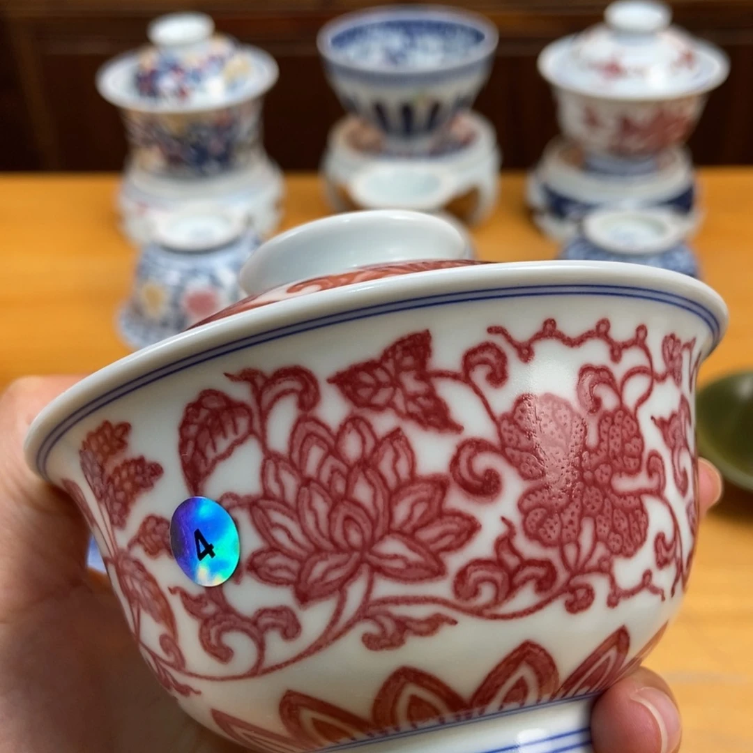 手绘现代茶具非古董