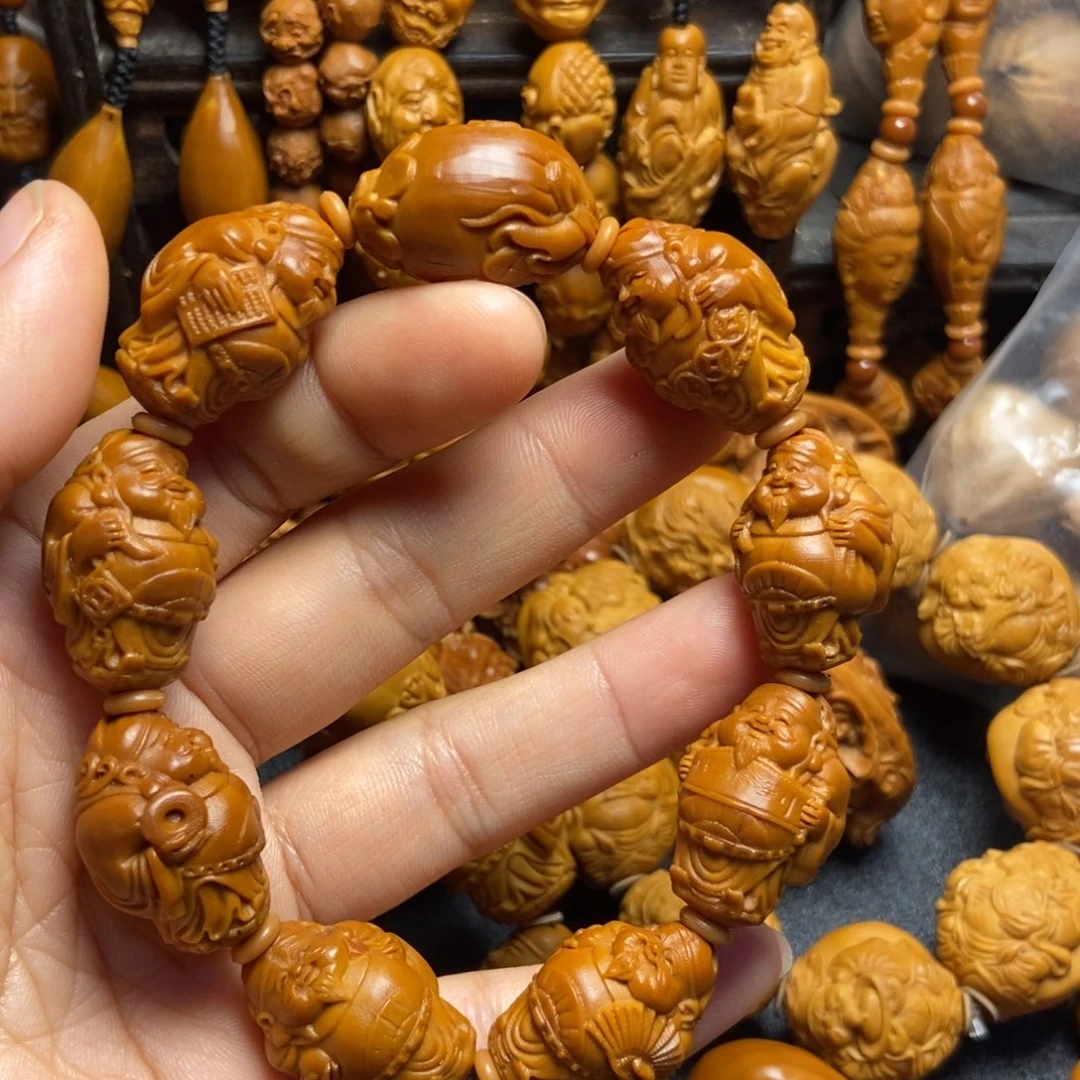 【闪购商品】手串/手链橄榄核站立财神