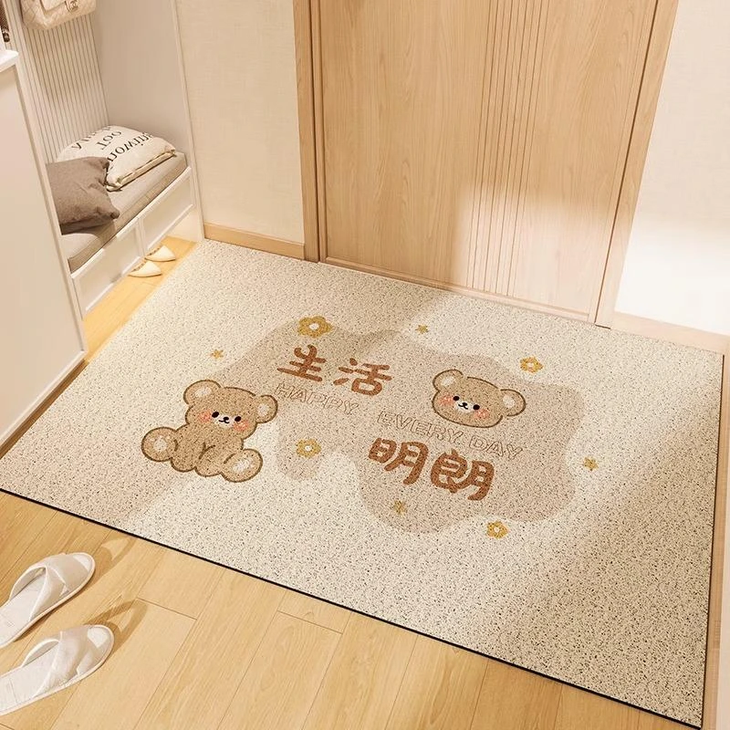 丝圈入户门地垫防滑地毯玄关耐脏门外蹭土脚垫门口门厅垫子可裁剪