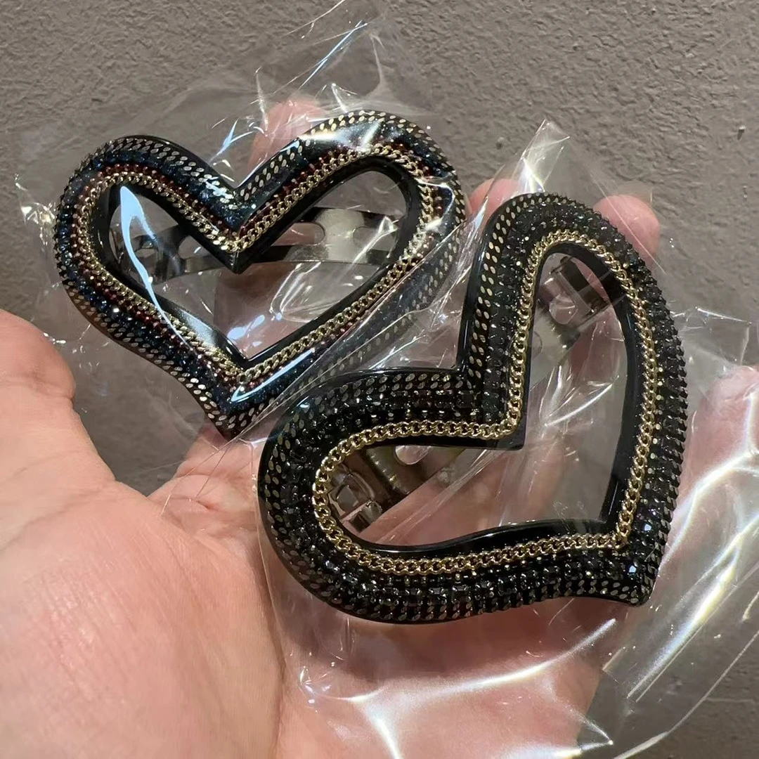 福利闪闪爱心发夹Q32