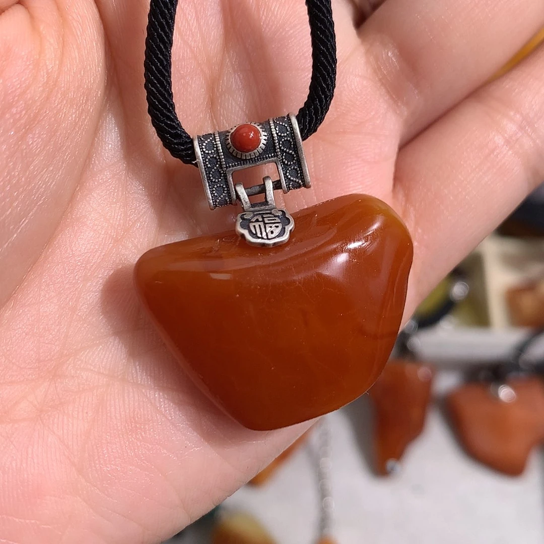 蜜蜡裸石未镶嵌我