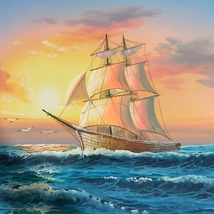 油画50*60手绘油画