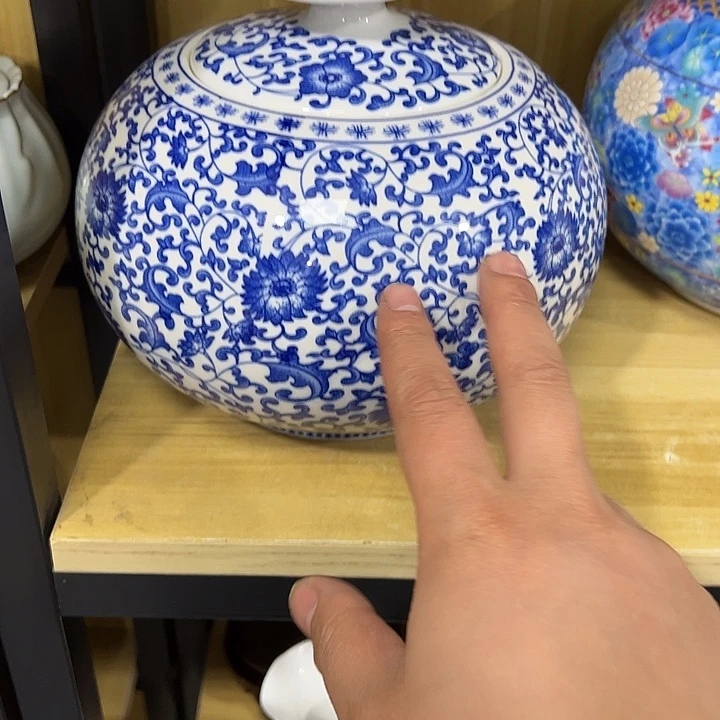 茶叶罐陶瓷家用储物罐瑕疵福利品介意勿拍