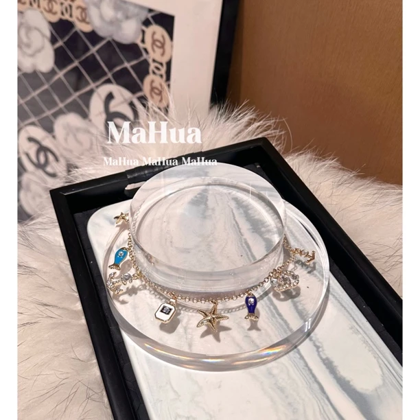 铜合金锆石项链 P1383 鼎货 懒懒同款海洋项链