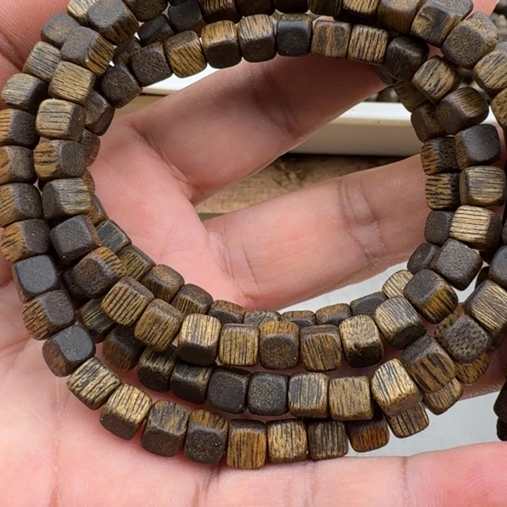 加***ง手串沉香张勺子手串19克加