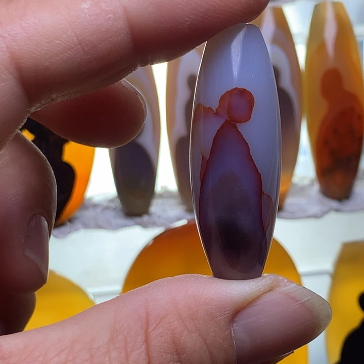 玛瑙/玉髓颈饰未镶嵌19