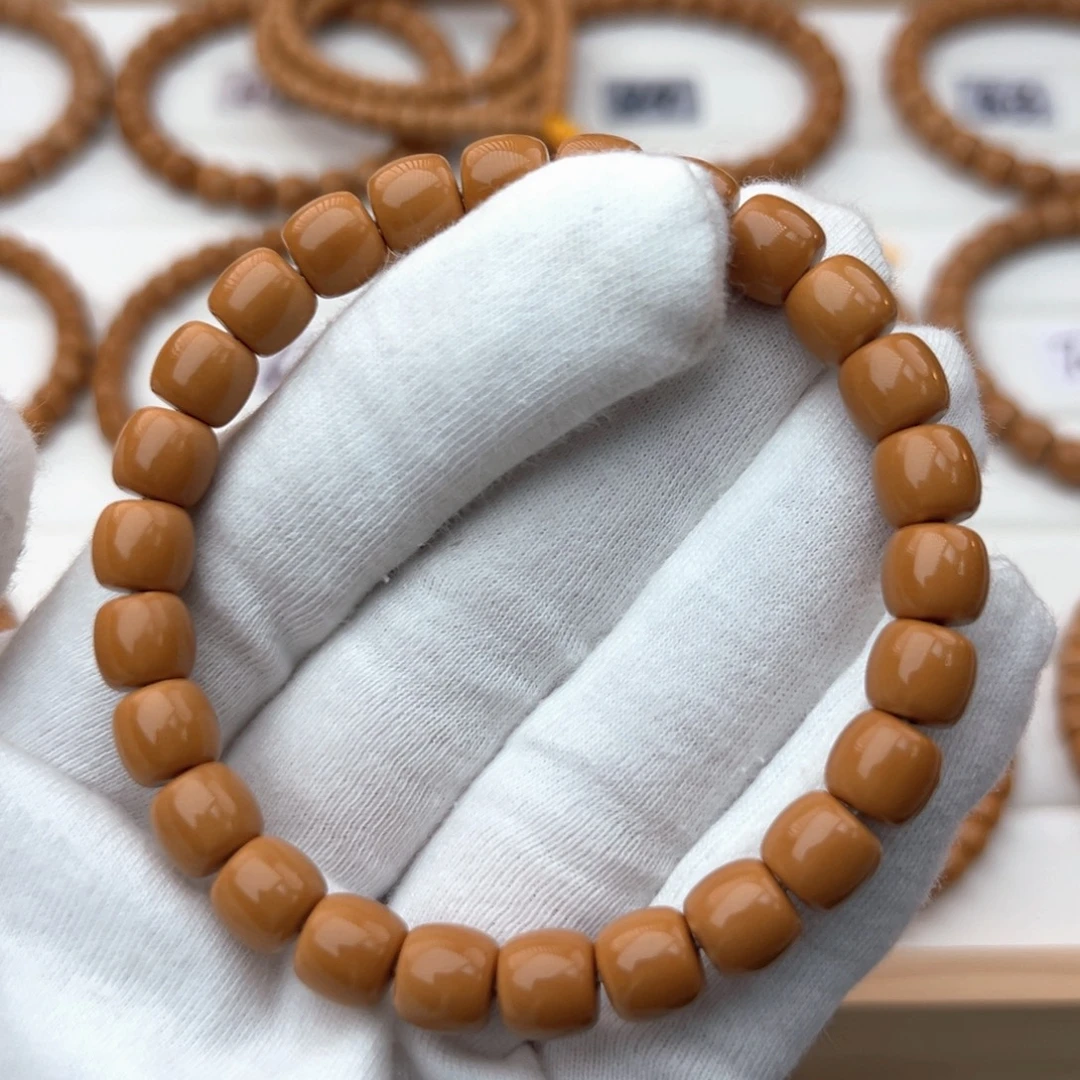 橄榄核手串8.3老挝实心料 3s➕面无白