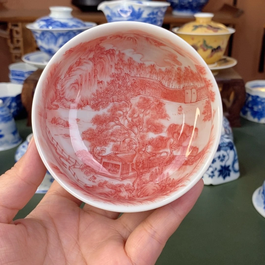 杯景德镇陶瓷手工手绘