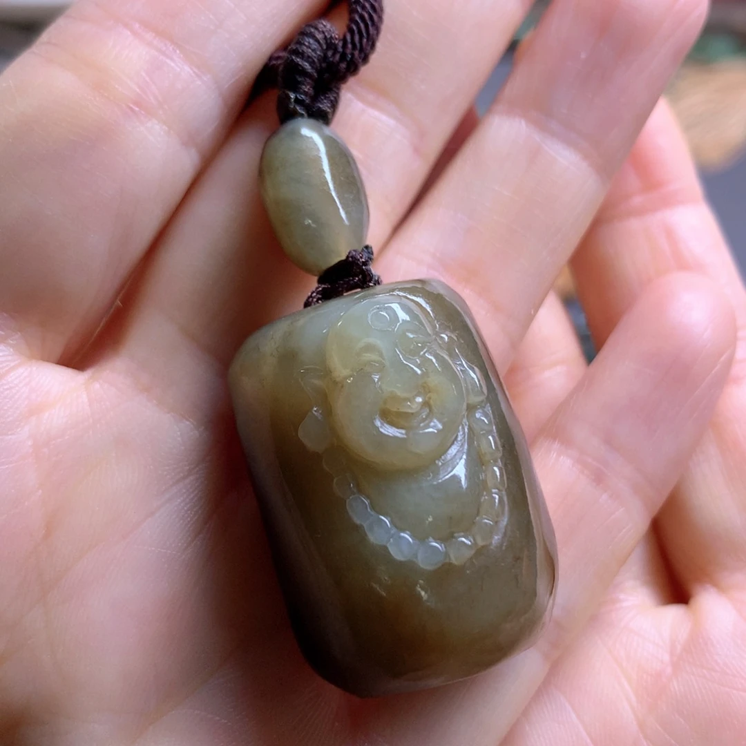 岫岩河磨玉（透闪石质玉）未镶嵌挂件