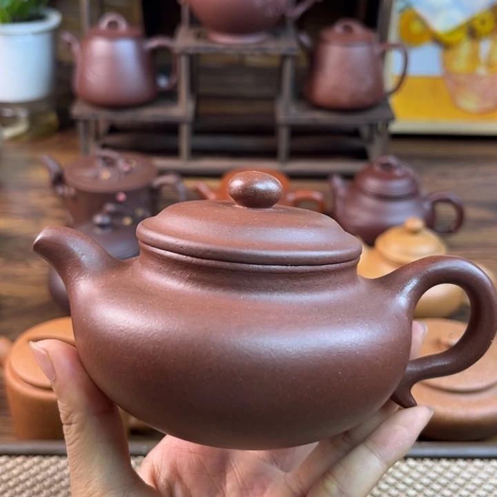 紫砂茶壶手工制作工艺精湛230c